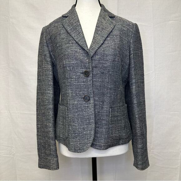 Banana Republic Women’s Tweed Blazer - Size M - Linen, Silk, Wool Blend - Picture 3 of 11